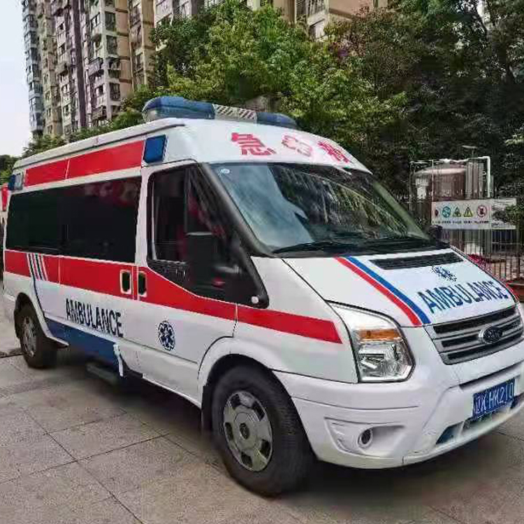 北屯长途救护车护送病人返乡